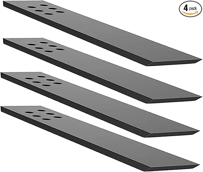 Countertop Support Bracket 4 Pack 20" Lx 2.5" W Hidden Black Knee Wall Support Countertop Bracket 3/8" Thick Heavy Duty for Quartz/Granite/Wood/Concret Countertops Screws Included