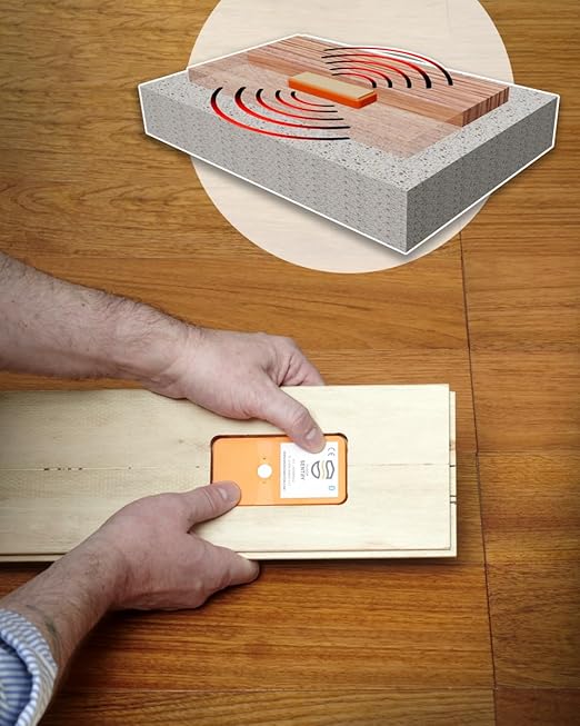 Floor Sentry by Wagner Meters - Smart Embedded Wood Floor Sensor – Moisture and Temperature Monitoring for Long-Term Floor Health