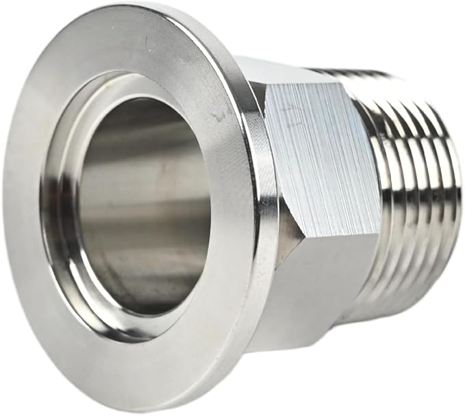 SS304 KF25 NPT Male Adaptor thread 3/4" NW25 KF Male coupling ISO-KF25 X NPT 3/4"
