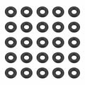HARFINGTON 50pcs Nitrile Rubber O-Rings 6.5mm OD 2.5mm ID 2mm Width Metric Buna-N NBR Sealing Gasket Plumbing Sealing Repair O Rings for Car Auto Vehicle Repair Faucet Air Gas