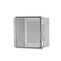 Electrical Junction Box Outdoor Project Box IP66 ABS Plastic Electrical Enclosure Hinged Cover Electric Box Clear(5.9"x5.9"x3.5")