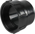 EFIELD 6" ABS dwv Cleanout Adapter Spigot x FPT