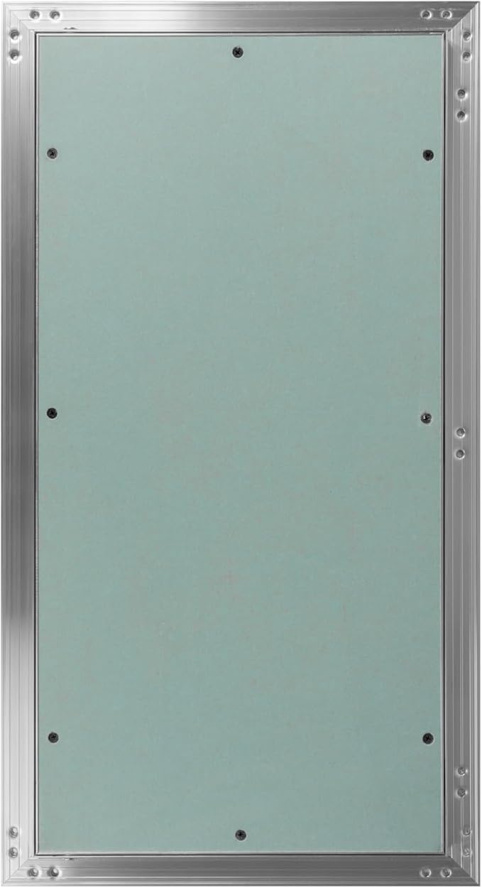 12" x 24" Inch Aluminum Drywall Access Panel - Service Shaft Door - Plumbing, Electricity, Heating, Alarm Wall Inspection hatch for Drywall - Bathroom Service Access Hole Cover