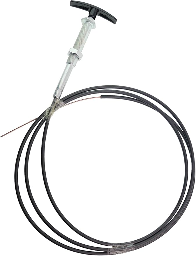 TC96CNPB 96'' Handle Valve Cable Fit for Valterra Waste Valves, LeSalle Bristols Dump Valves, Water Drainage Systems, Black/Gray Water Tanks and Holding Tanks