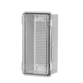 Waterproof Junction Box Project Outdoor Weatherproof ABS Plastic Box Impact-Resistant Weatherproof Electrical Enclosure for Garden, Garage, Solar, and Marine Applications Clear (7.8"x3.8"x2.9")