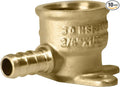 XFITTING 3/8 Inch Pex x 1/2 Inch Female NPT Drop Ear Elbow, 10 Pieces