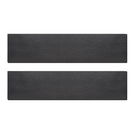 Rocaris 2 Pcs 3 X 12 X 1/4 Inch A36 Steel Plate Hot Rolled, Steel Base Plate for Construction Boards, Structure Support, Weldable Square and Industrial