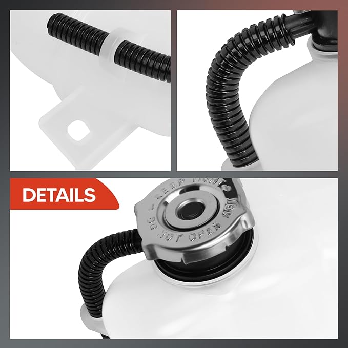 Coolant Reservoir Overflow Tank With Cap Fit for 2009-2010 Dodge Journey 3.5L Gas, 2011-2018 Journey 3.6L Gas, 2011-2019 Journey 3.6L Flex