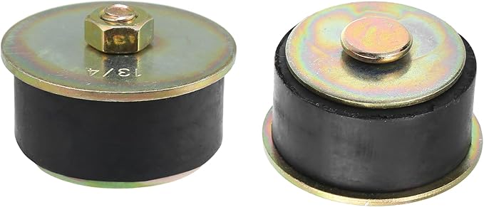 X AUTOHAUX 4pcs Automotive Rubber Freeze Plug Rubber Expansion Plug Fit Hole Size 1-3/4" to 1-7/8" 44mm-47mm