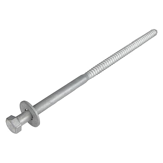 1/2 x 12 (25 Pack) Lag Screw Kit, 25 Screws and 25 washers, Hot Dip Galvanized, Meets ASME B18.2.1 Industrial/Commercial Grade by Makers Bolt