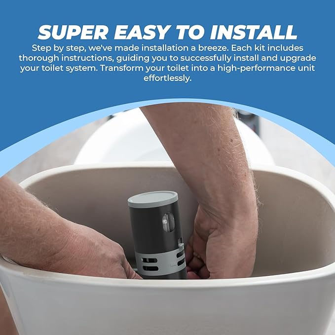 Ravine High Performance Universal Toilet Fill Valve Replacement Kit - Quiet & Fast Fill - Easy Install Toilet Fill Valve Replacement - Fill Valve for Toilet Tank - Toilet Float Replacement Kit