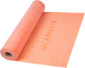 432 SQ FT Waterproofing Membrane for Bathroom Shower, 27.6mil, 3' 3" x 131.8FT Tile Flooring Underlayment Roll Under Ceramics, Natural Stone Tiles and LVT for Shower Wall, Bathroom Floors