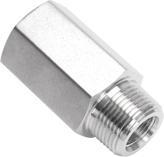 Air Check Valve - 3/4" NPT Female x Male High Temperature Stainless Steel Hex One Way Valve For Air