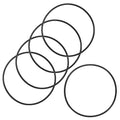 5-Pcak Nitrile Rubber O-Rings, 127mm ID, 135mm OD, 4mm Width, Metric Sealing Washer Gasket for Automotive Machine Plumbing/Faucet/Air or Gas Connections, Resists Oil and Heat