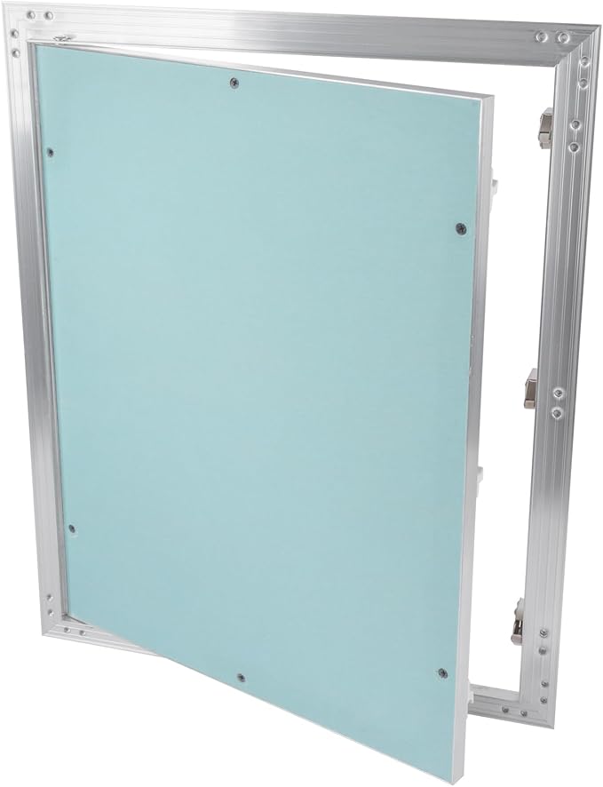 Vent Systems 16" x 20" Inch Aluminum Drywall Access Panel – Recessed Metal Rectangular Inspection Door for Wall, Ceiling, Plumbing, HVAC System – Indoor Use for Home, Garage, Office Renovation, Repair