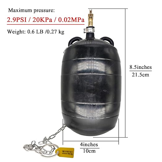 Sewer Test Plug,Inflatable Pipe Plug Balloon Plug,Plumbing Balloon Plug,Inflatable Pipe Plug,Test Plug Plumbing. (4 inches)