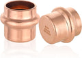 70-Pack HeSun Copper Press End Cap(Plug), 3/4" Pressure Fittings, Press Fit for Copper Tube Connection(PRESS011-70)
