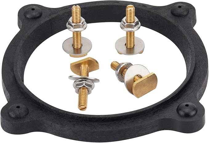 385310063 Floor Flange Seal and Mounting Kit Replacement for Dometic/Sealand Toilet, Marine and Travelers Toilets, SE341549 RV Toilet Seal Kit