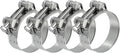 PATIKIL 56-59mm T-Bolt Hose Clamp, 4 Pack Intercooler Pipe Tube Clamps 304 Stainless Steel Radiator Hose Clamp for 2.2"-2.32" Pipe