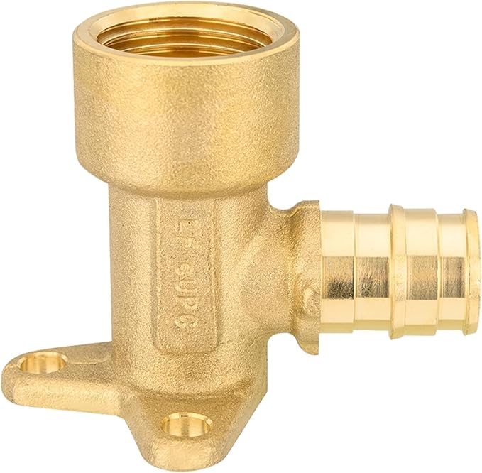 HeSun 50-Pack Pex A Fitting, 1/2 Inch Pex Expansion Drop Ear Elbow,1/2" Female NPT Thread x 1/2" Pex A Expansion,ASTM F1960