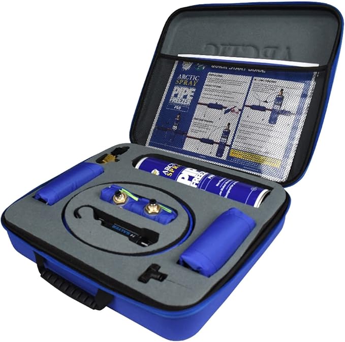 Arctic Hayes ZEPRO PRO Dual Kit for Plumbing Installations, Repairs & Maintenance. Freezes Plastic & Metal Pipes (8 to 22mm Diameter) & Pro Pipe Freezer Can 600g