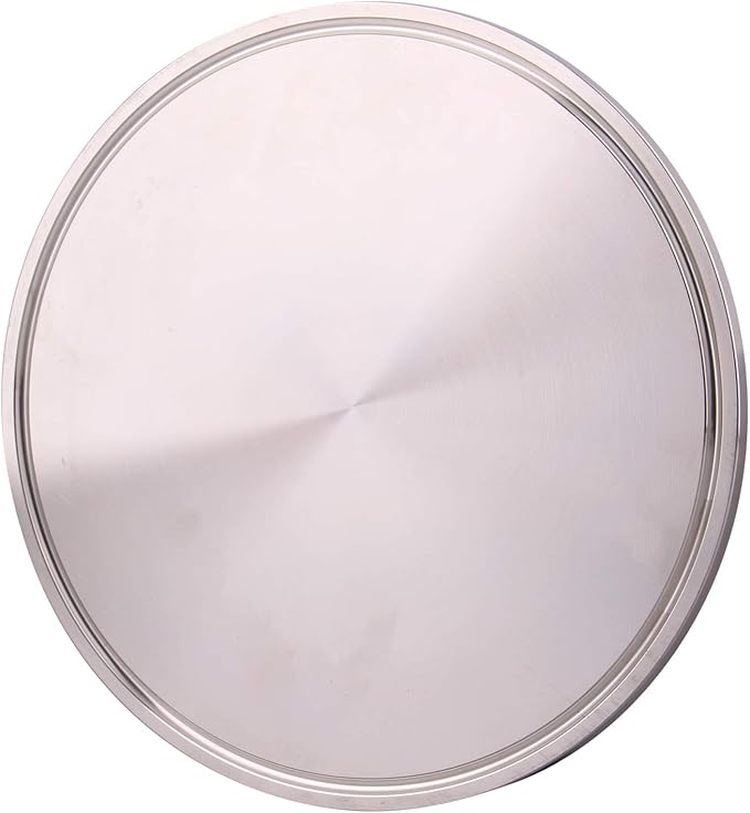 DERNORD Stainless Steel 304 Sanitary Fitting Clamp End Cap fits Tri-Clamp Ferrule Flange (6" (152mm) Tube OD)