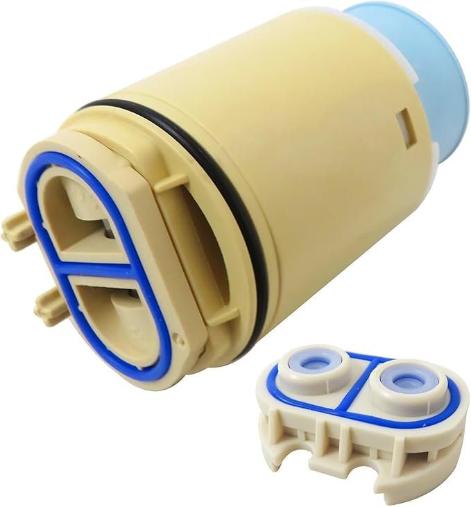 Xspeedonline Single Function Pressure Balance Cartridge Replacement with Check Valve Compatible for Delta, for Peerless Replaces RP70538 RP73625 Compatible for Single Handle Tub Shower Faucets