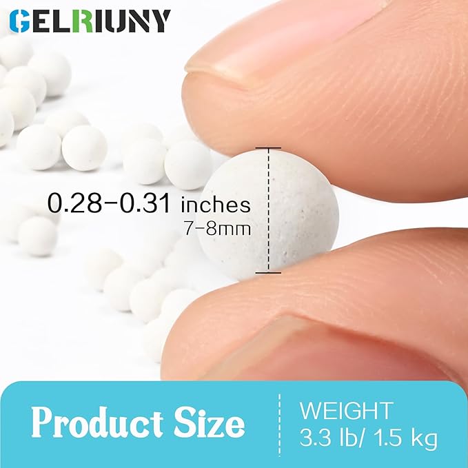 Condensate Neutralizer 13.2 lbs, 4-Packs, Acidic Condensate Neutralizer Pellets, 7-8mm Pellets for Water Heater Media Filter(4 Packs)