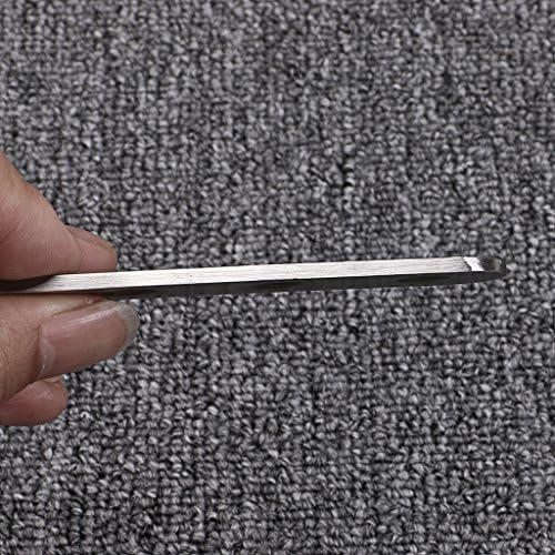 Sumnacon 8Pcs Stainless Steel Flat Plates - 4 Inch Heavy Duty Mending Plate Straight Corner Brace Brackets Connector Furniture Repair Fixing Joint with Screws, Silver