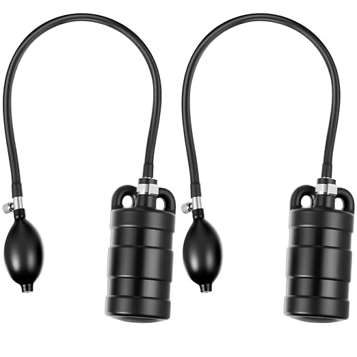 2 Sets 4 Inch Sewer Test Plug with Hand Pump, Inflatable Pipe Plug Balloon Plumbing for Toilet & Shower Drain