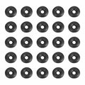 HARFINGTON 50pcs Nitrile Rubber O-Rings 4mm OD 1mm ID 1.5mm Width Metric Buna-N NBR Sealing Gasket Plumbing Sealing Repair O Rings for Car Auto Vehicle Repair Faucet Air Gas