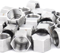 LTWFITTING Bar Production Stainless Steel 316 Pipe Cap Fittings 1/2-Inch NPT Fuel Boat (Pack of 200)