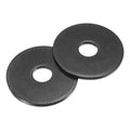 uxcell 20Pcs M10 Fender Washers, Carbon Steel Flat Washer 40mm OD, 3mm Thickness, Metal Gasket for Screws and Bolts, Black Oxide