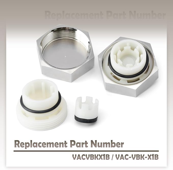 2 Pack VACVBKX1B Vacuum Breaker Repair Kit Compatible with Traditional Siphon-Proof Frost Free Sillcock Valves Metal Replacement Set VAC-VBK-X1B with Plunger Seal and O-ring