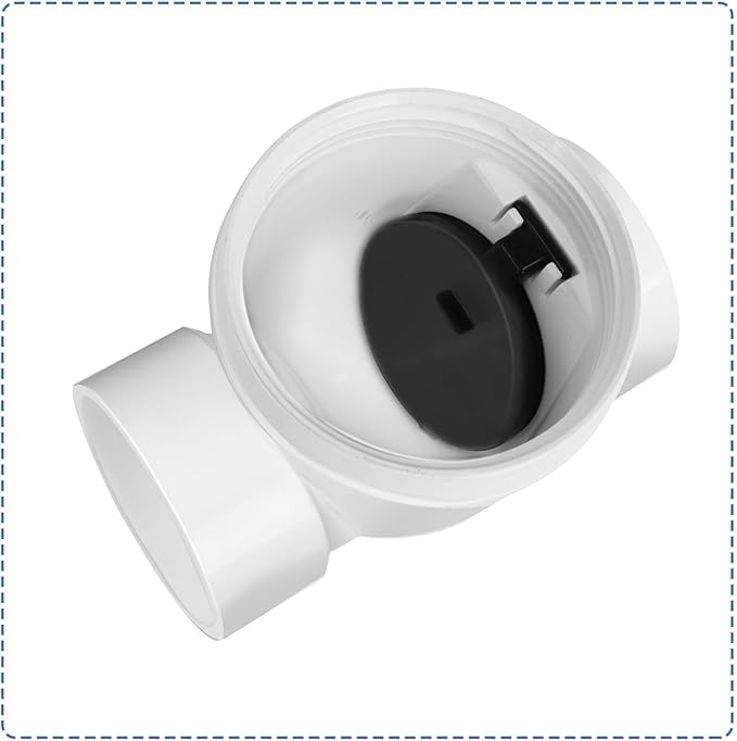 3" Backflow Preventer Vavle,3 Inch Backwater Check Valve, Drain Backflow Preventer Valve Prevents Sewage and Rainwater from Flowing Back