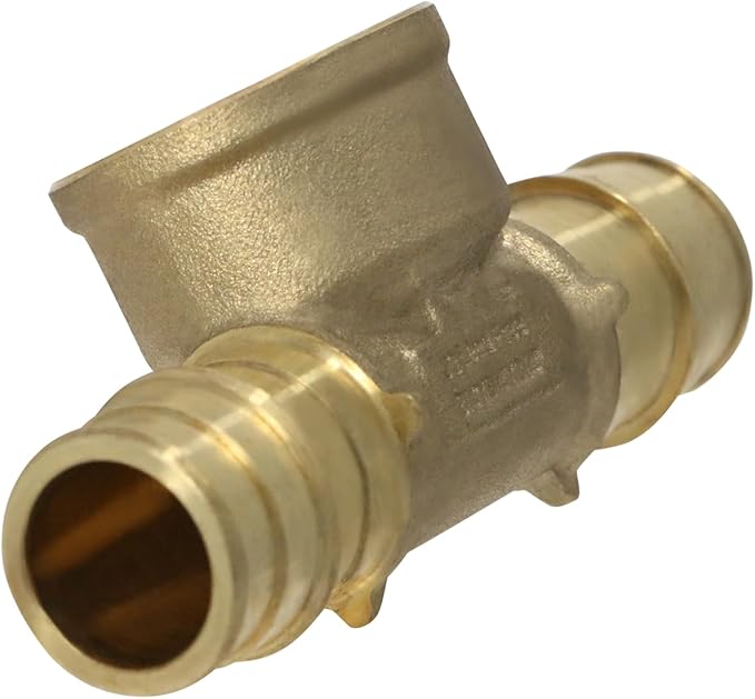XFITTING Pex A 3/4 x Pex A 3/4 Inch x 3/4 Female NPT Tee, Pex A Female NPT Tee, 29-6-4=2XX, 2 Pieces