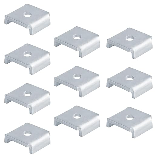 10 Pcs Strut Channel Washer Accept 3/8" Bolt, U-Strut Saddle Washers for 1-5/8" Strut Channel