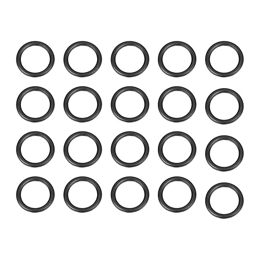 HARFINGTON 20pcs Nitrile Rubber O-Rings 28mm OD 20mm ID 4mm Width Metric Buna-N NBR Sealing Gasket Plumbing Sealing Repair O Rings for Car Auto Vehicle Repair Faucet Air Gas