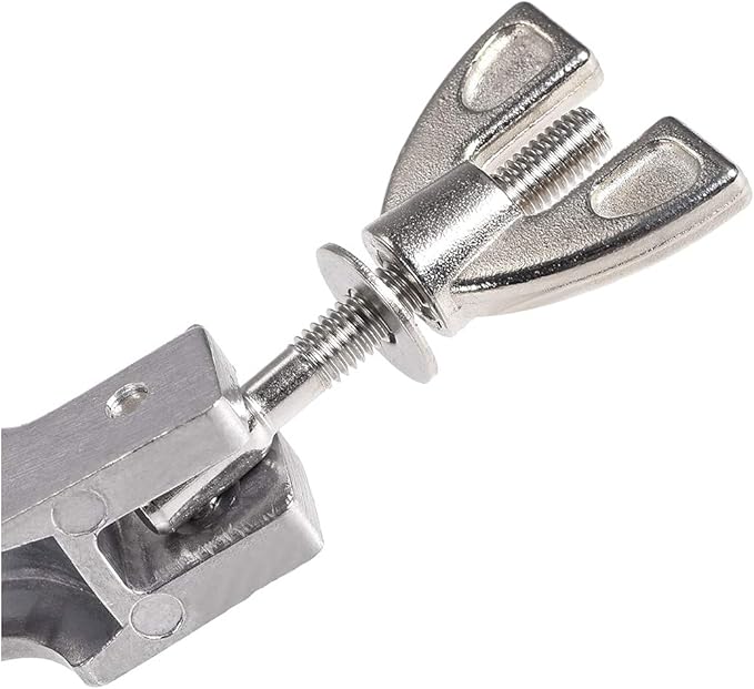 SHERICH KF25 Flange Size NW25 Aluminum Wing Nut Clamp with O-shaped Aluminum Core Ring Fluororubber Ring Kit, Vacuum Connector (KF-25)