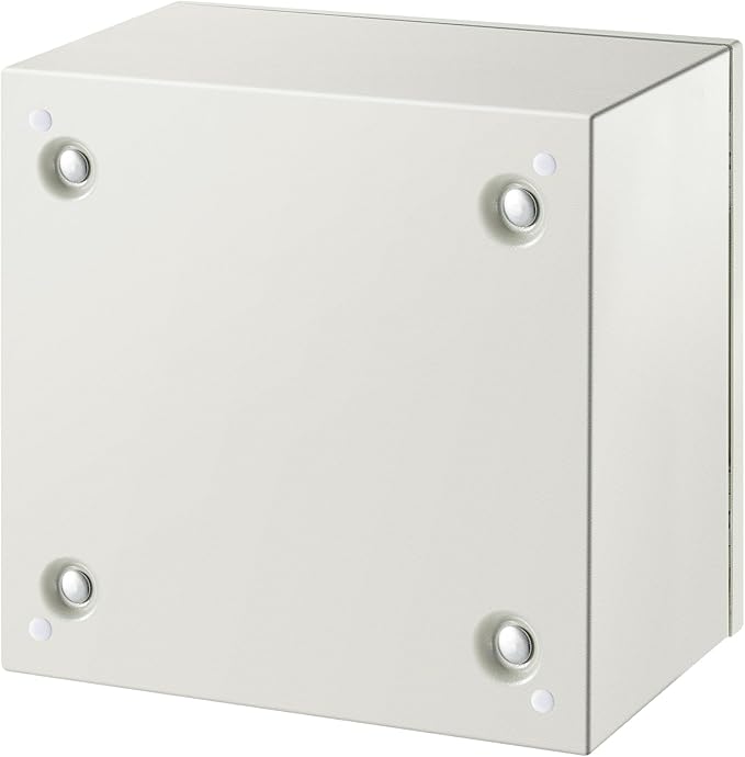 VEVOR NEMA Steel Enclosure 12×12×8,NEMA 4X Steel Electrical Box,IP66 Waterproof & Dustproof,Outdoor/Indoor Electrical Junction Box,with Mounting Plate