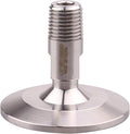 DERNORD 1.5''Tri clamp Adapter to 1/4 inch MNPT Thread Ferrule Sanitary Pipe Fitting