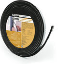 Alenor EPDM Black Foam Insulation Tape Self Adhesive 1/5"x3/5" x 33' Ft –Pack of 1- Weather Stripping for Doors & Windows,Soundproofing,Door Seal,Weatherstrip,Pipe Cooling,Air Conditioning Seal Strip