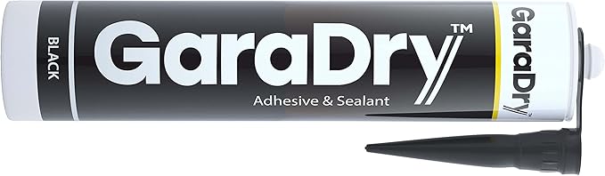 1 ½" High Garage Door Flood Barrier Threshold Kit (16'3") | Flexible PVC | Complete Kit Includes 3 Adhesives | GaraDry