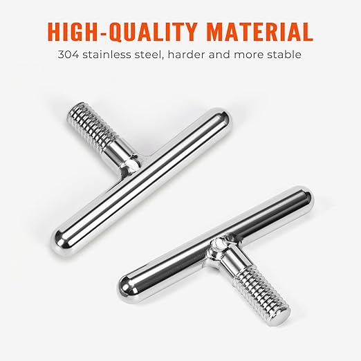 2Pcs 314594 T-Bolts Kit Compatible with JT's Strong Arm Fifth Wheel RV Jack Stabilizer Kit 191023 191024 and for Travel Trailer Stabilizer Kit 191025 Replace for LC191023 LC191024 LC191025