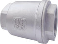 1-1/2”Stainless Steel Vertical Check Valve DN40, NPT Female Threaded Vertical Check Valve Stainless steel check valve for preventing oil-water backflow, gas-air check valve, sewage pump, etc