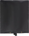 Insulated Backflow Preventer Pouch - Outdoor Pipe Insulation for Winter, Well Pump & Sprinkler Valve Protection (Black 24" W×24" H)