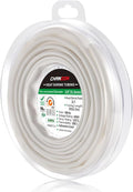 Chanzon 3:1 Ratio 3/8" (9.5mm) Heat Shrink Tubing - Marine Grade Waterproof Adhesive Lined - 8Ft Roll (2.5M Total Length) White Polyolefin Sleeving Wrap Shrinking 3 to 1 Ratio 1pcs
