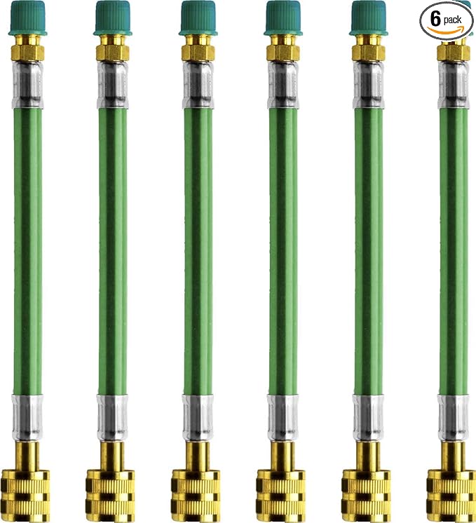 Leak Saver Direct Inject Ultimate 6-Pack | 3-in-1 AC Refrigerant Leak Sealer | with UV Dye & Moisture Remover | for Most HVAC Systems Up to 5 Tons - Professional AC Leak Sealer - AC Stop Leak