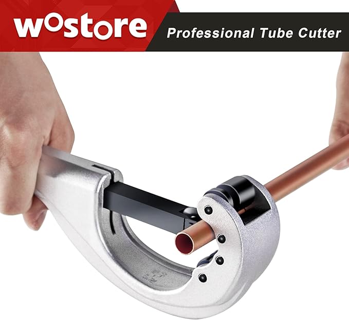 Tubing Cutter 1/4 to 2-5/8 Inch Pipe Copper PVC Aluminum Tube with Replaceable Blade