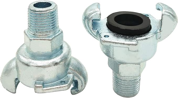 NPT Iron Air Hose Fitting，Universal Coupling，Chicago Fitting (3/8", NPT Male)